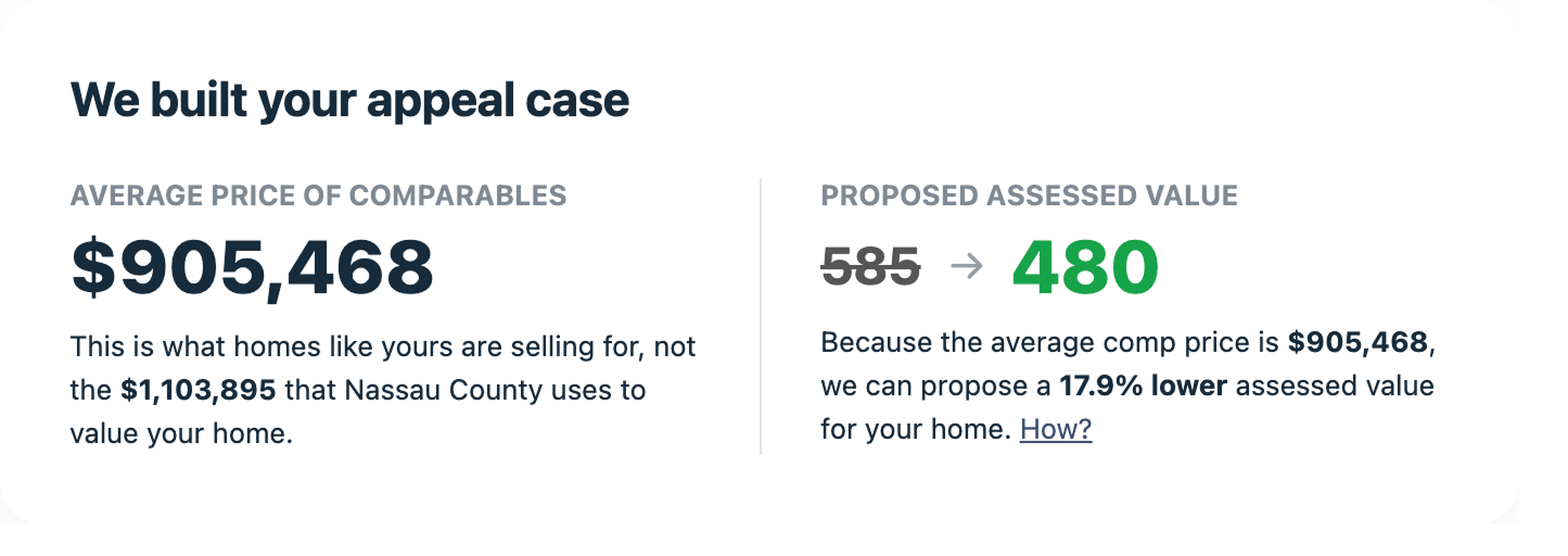 Builds your appeal case